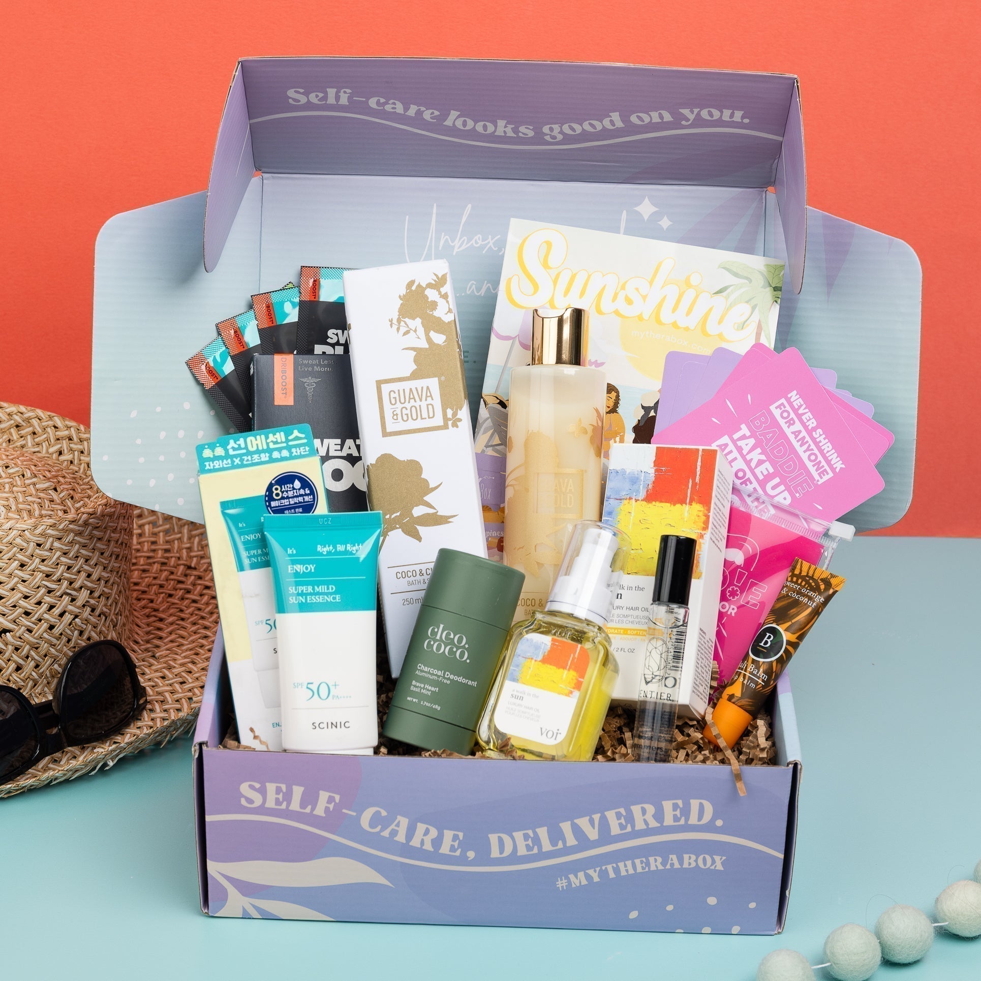 FULL REVEAL OF SUNSHINE BOX – TheraBox - Self Care Subscription Box