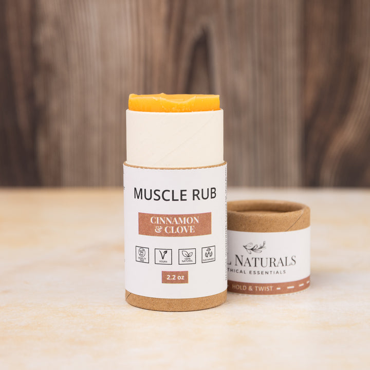 J&L Natura;s | Muscle Rub - Cinnamon & Clove 2.2OZ.