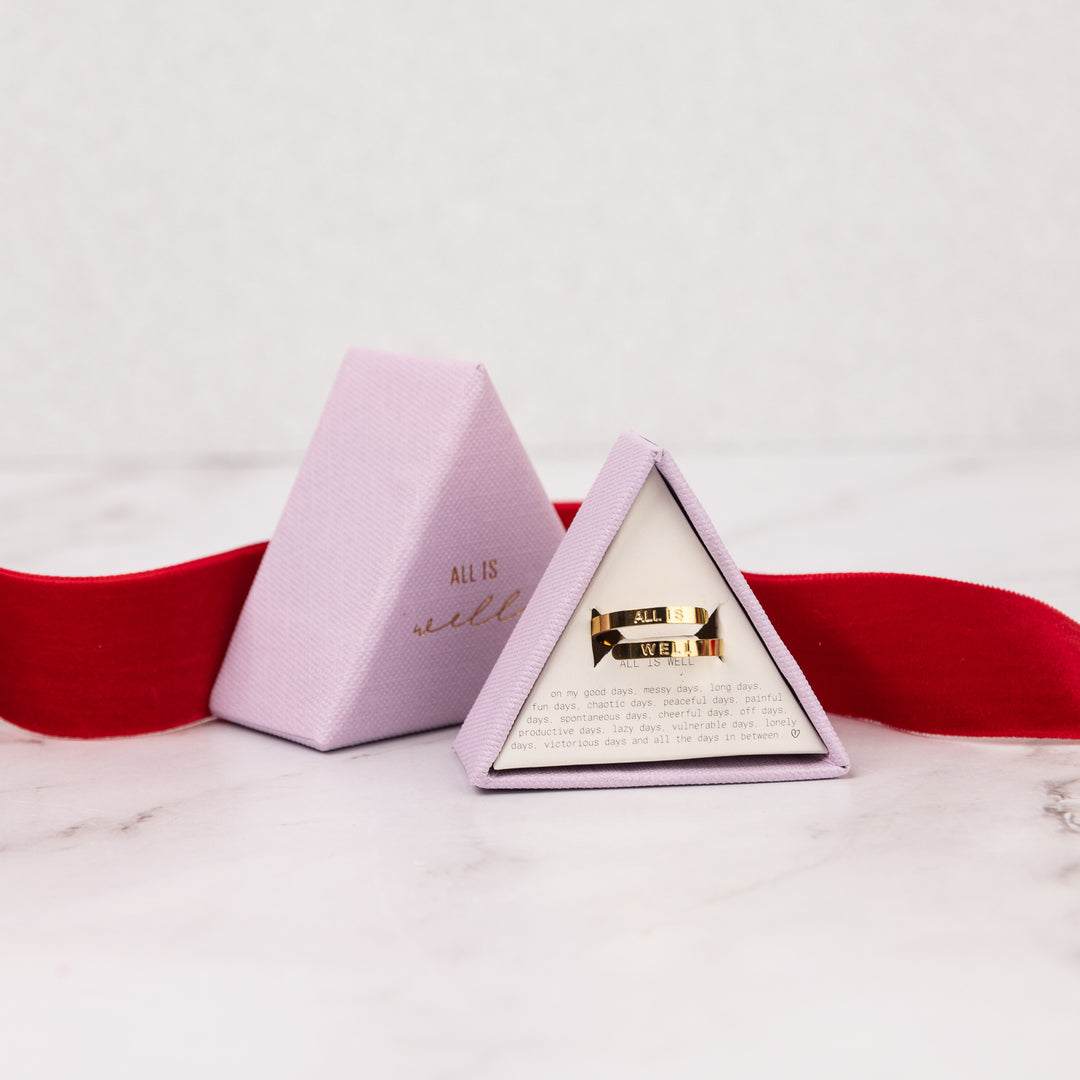 “All Is Well” Ring