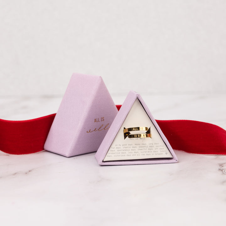 “All Is Well” Ring