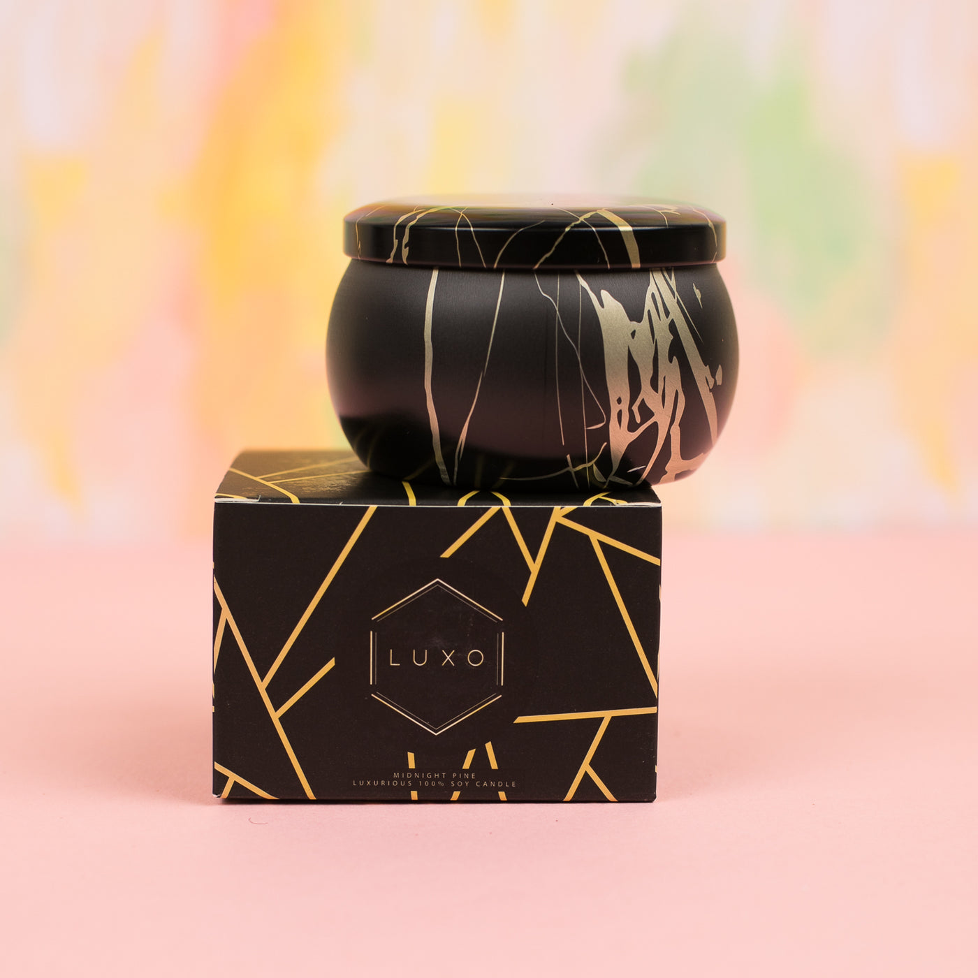 100% Soy Wax Midnight Pine Luxury Candle