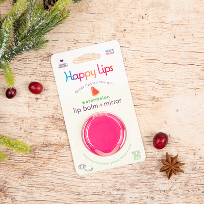 Happy Lips | Lip Balm with Mirror (Flavors Vary)