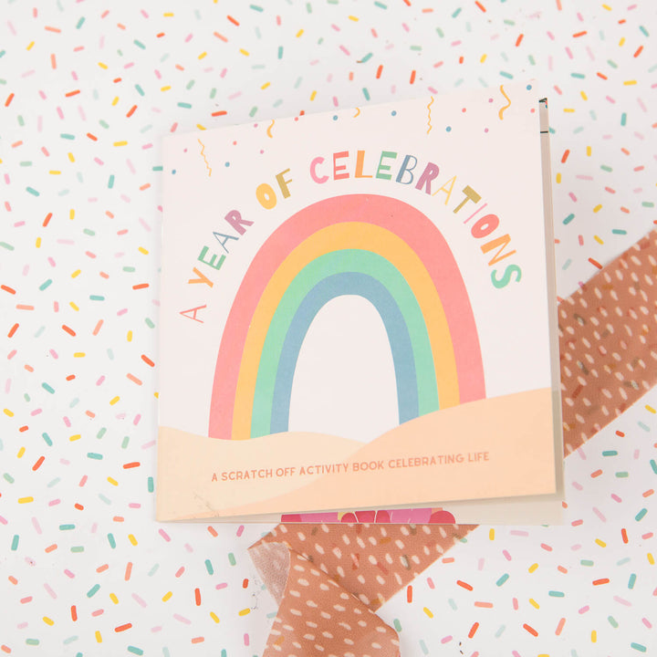 A Year of Celebrations. Scratch-off activity book