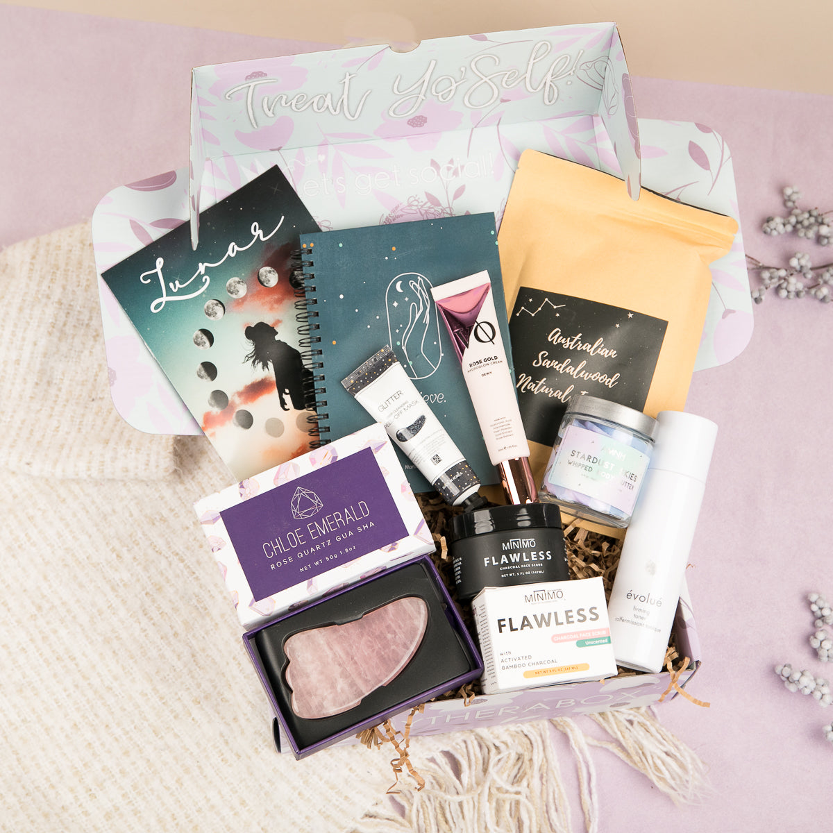 Full Reveal of the Lunar Box – Therabox - Self Care Subscription Box