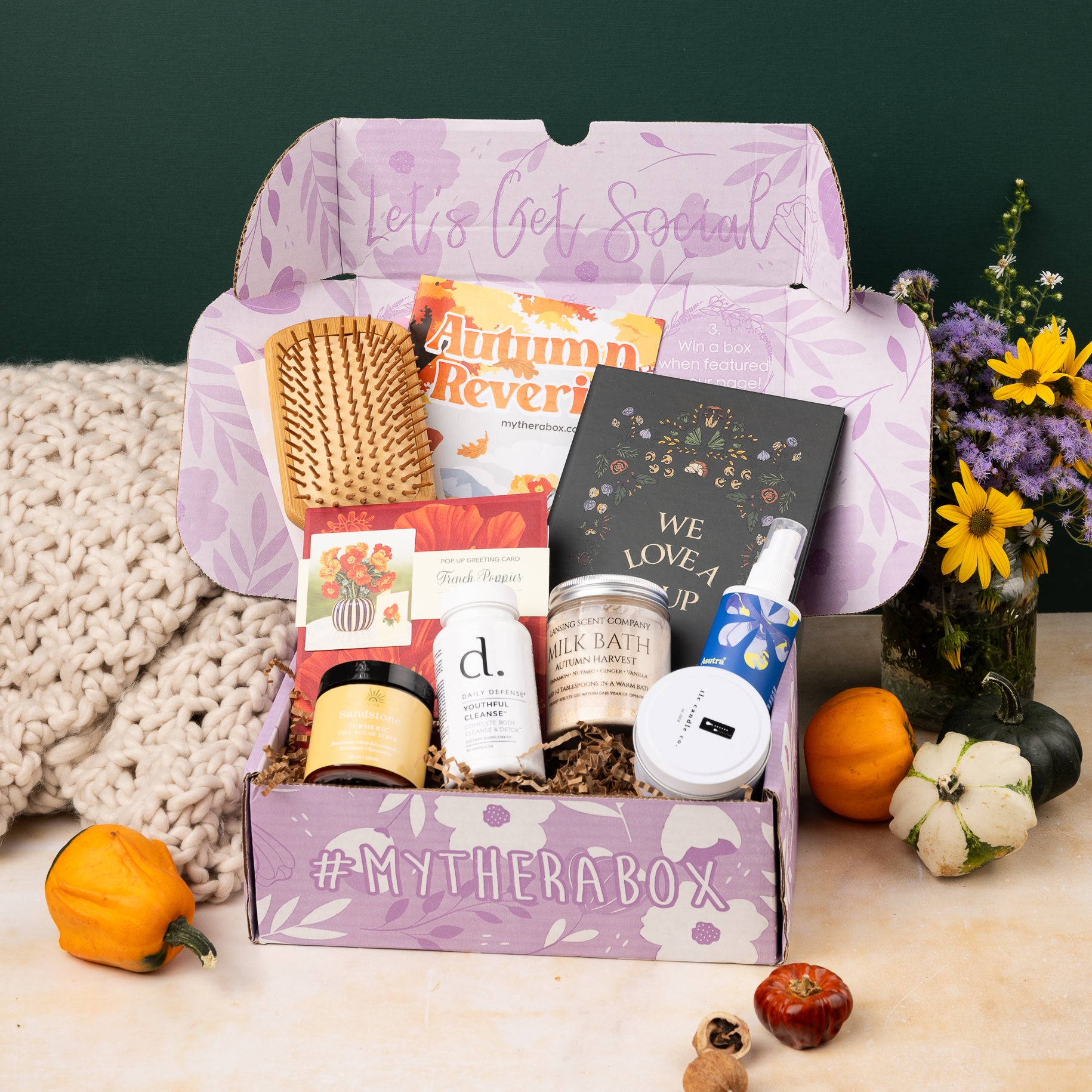 FULL REVEAL OF AUTUMN REVERIE BOX – Therabox - Self Care Subscription Box