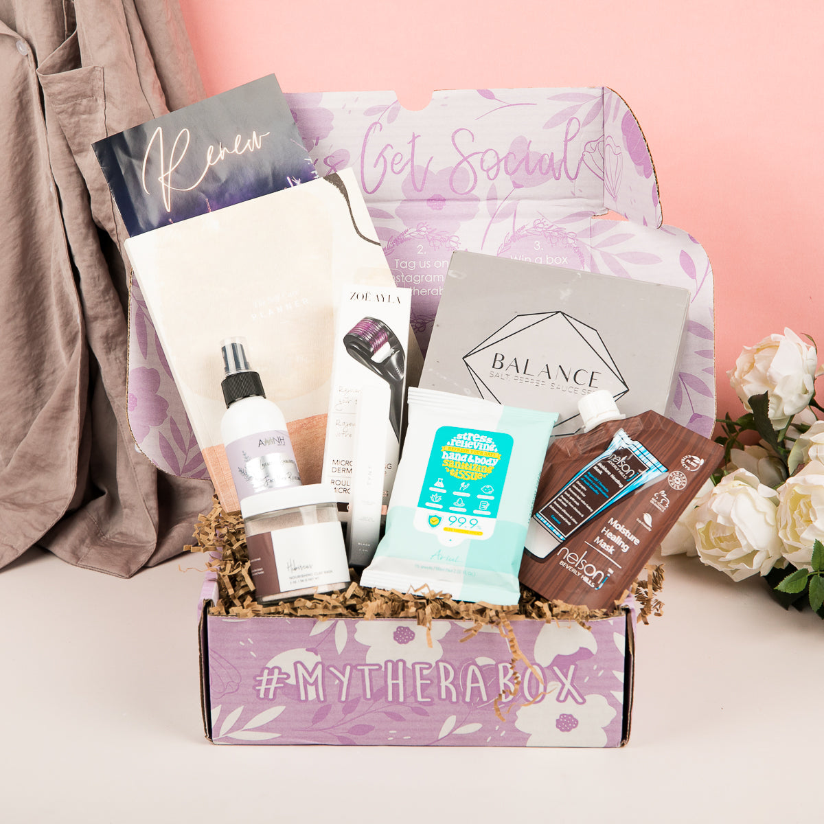 Full Reveal of the RENEW box – Therabox - Self Care Subscription Box