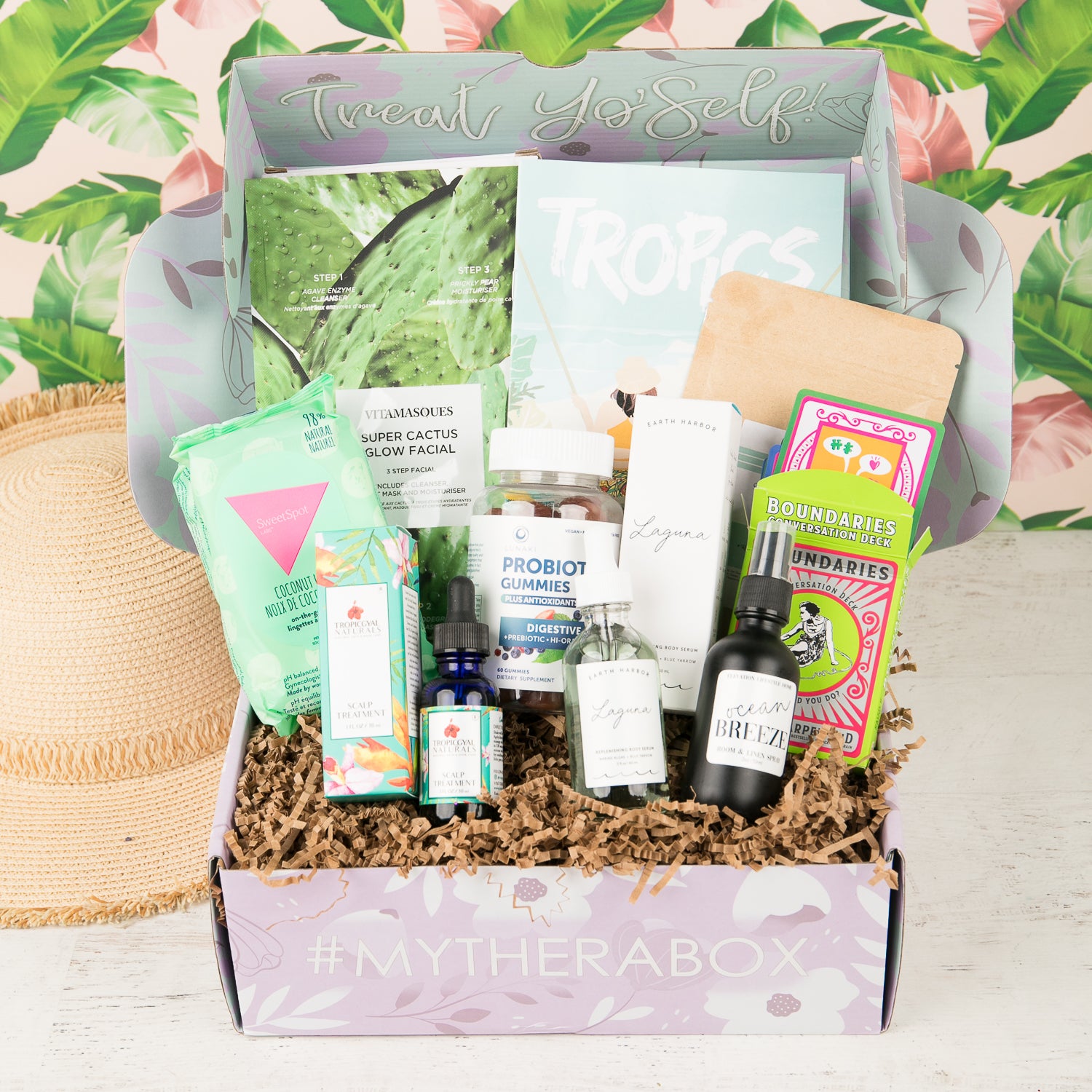 Full Reveal of the TROPICS box! – Therabox - Self Care Subscription Box