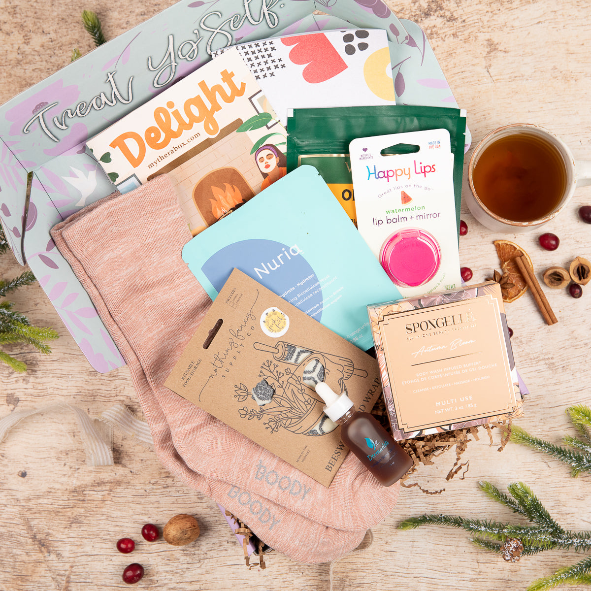 Delight Sub Box FULL REVEAL OF THE DELIGHT BOX – TheraBox - Self Care Subscription Box