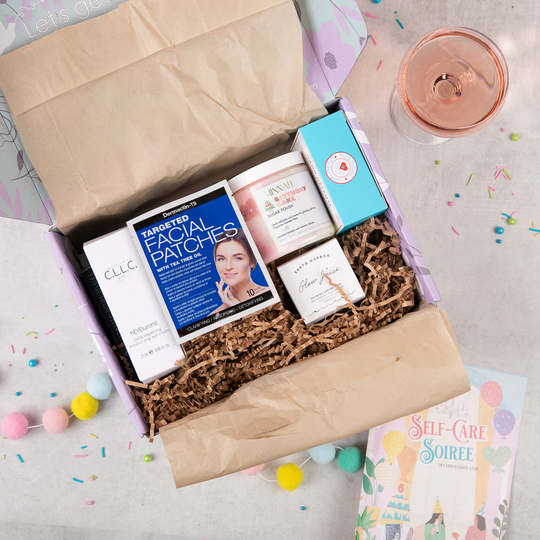 TheraBox "Self-Care Soiree" Box - Inside the box