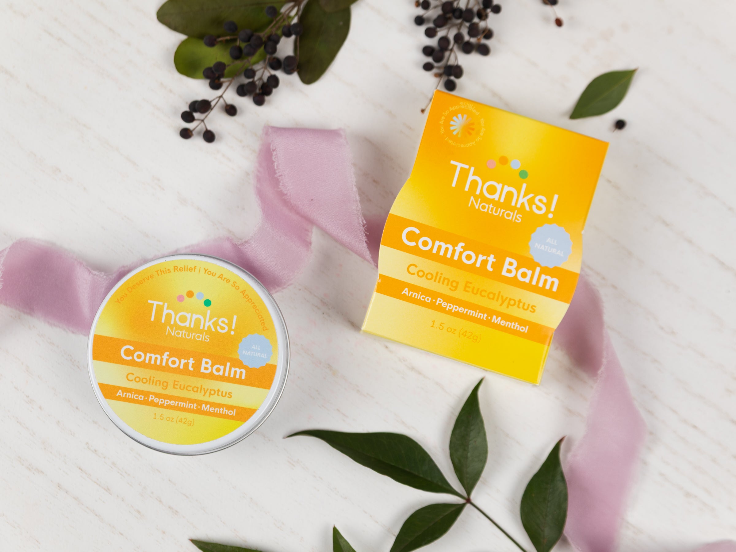 THANKS! NATURALS Comfort Balm Cooling Eucalyptus