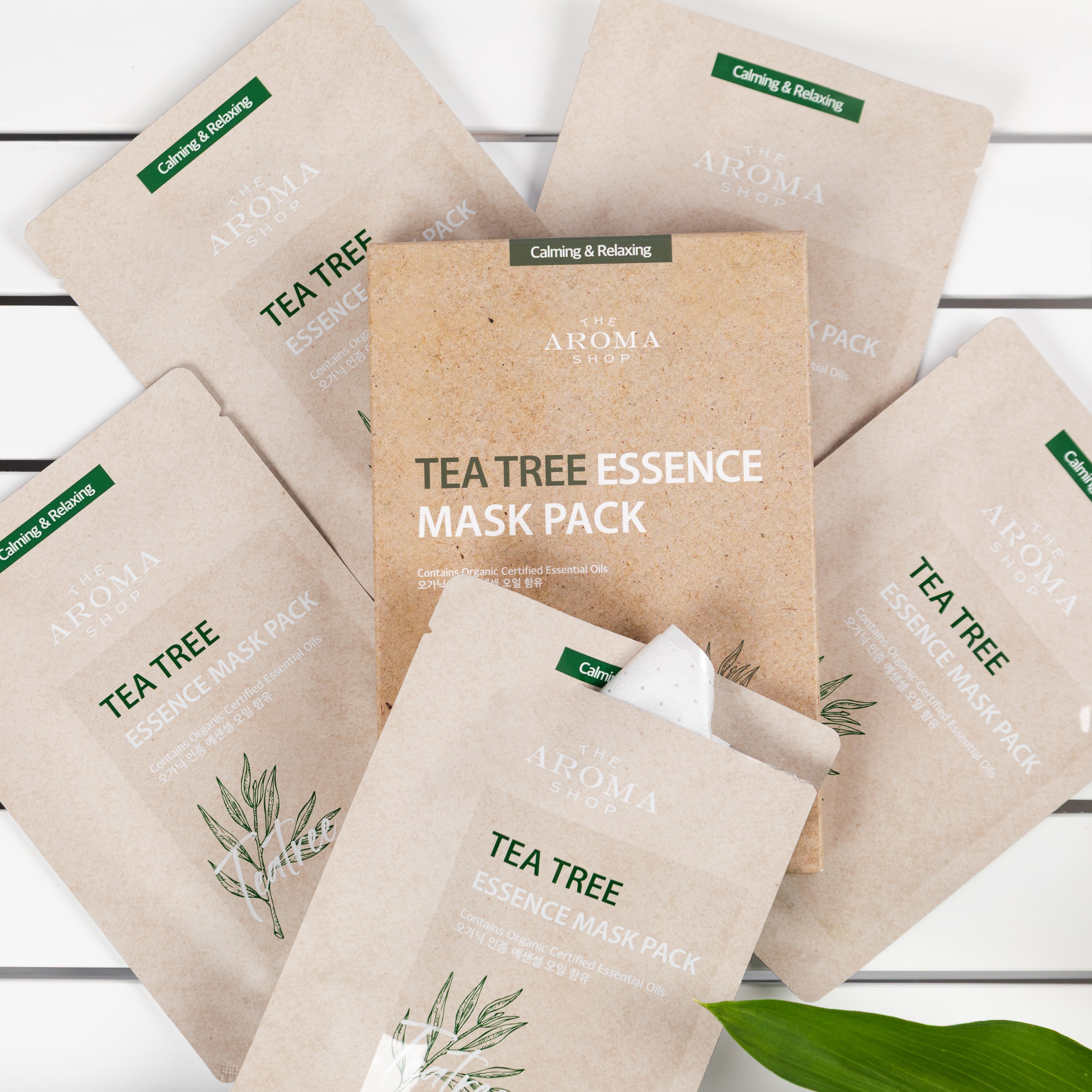 The Aroma Shop | Tea Tree Essence Mask 5-Pack