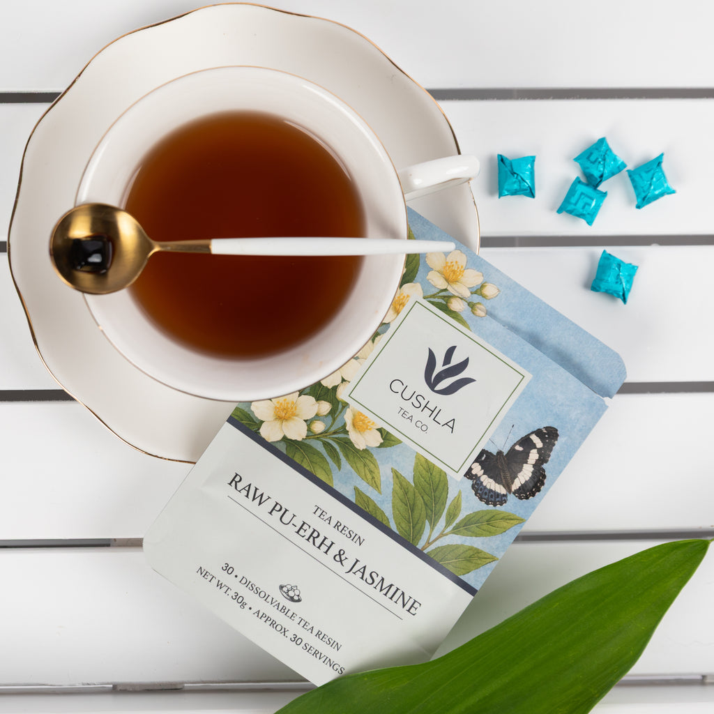 CUSHLA TEA Raw Pu-Erh & Jasmine Resin Tea