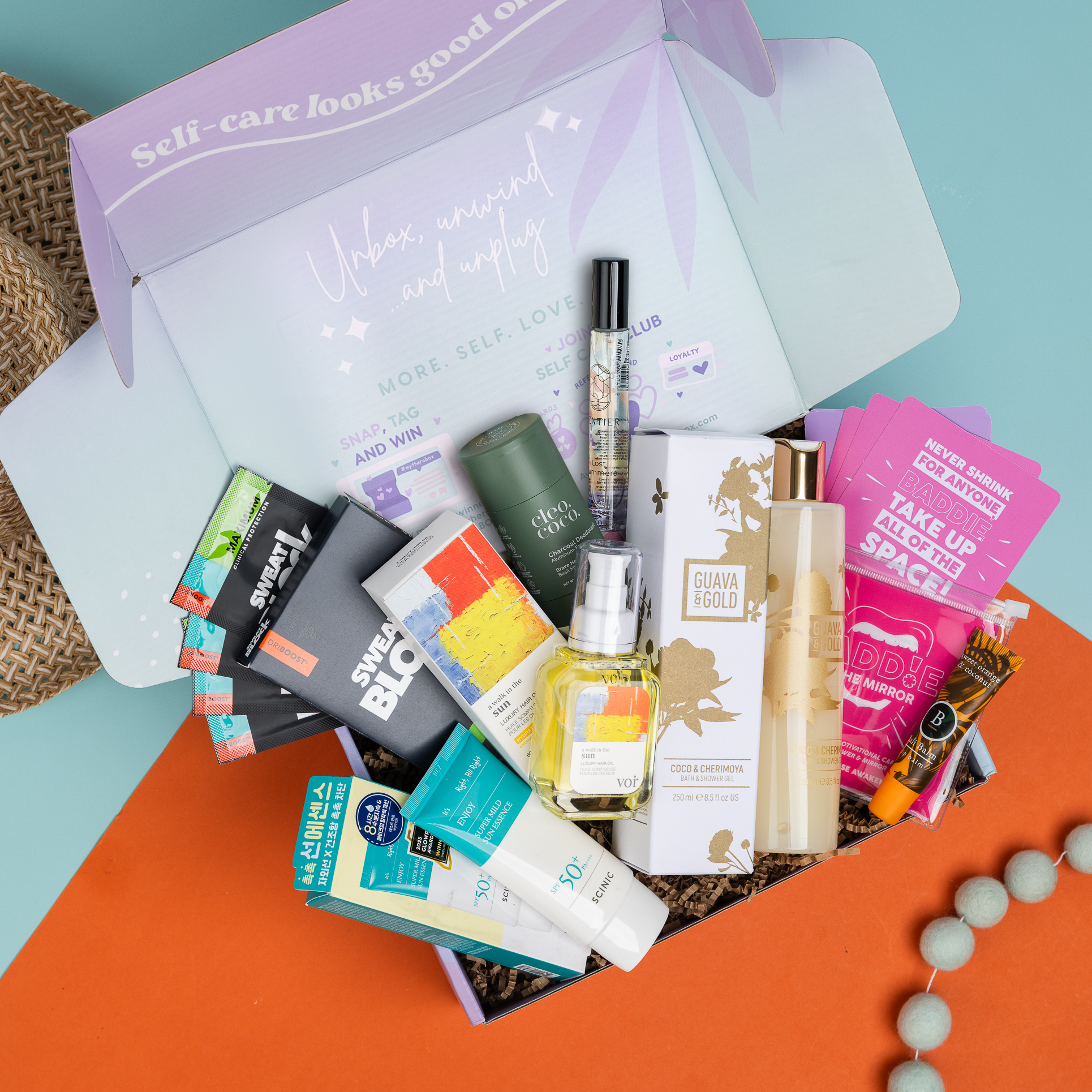 TheraBox Sunshine box - Inside the box