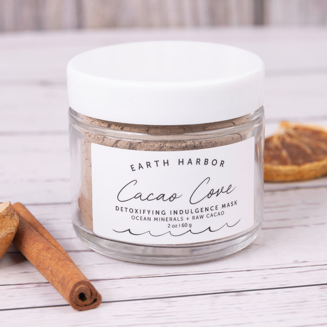 EARTH HARBOR NATURALS | CACAO COVE DETOXIFYING VITAMIN C FACE MASK