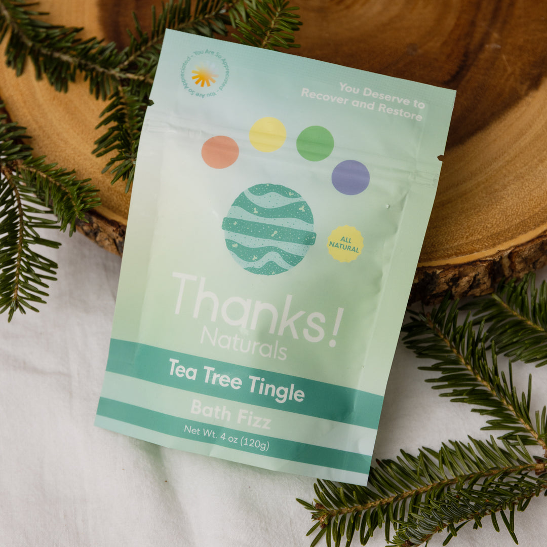 Thanks Naturals | Tea Tree Tingle Bath Fizz