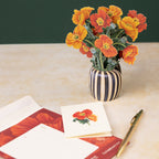 Freshcut Papers Mini French Poppies Card