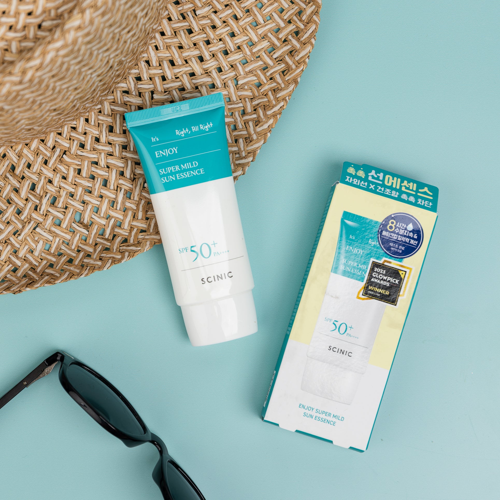 Scinic | Enjoy Super Milk Sun Essence (SPF 50+ PA++++) | $12