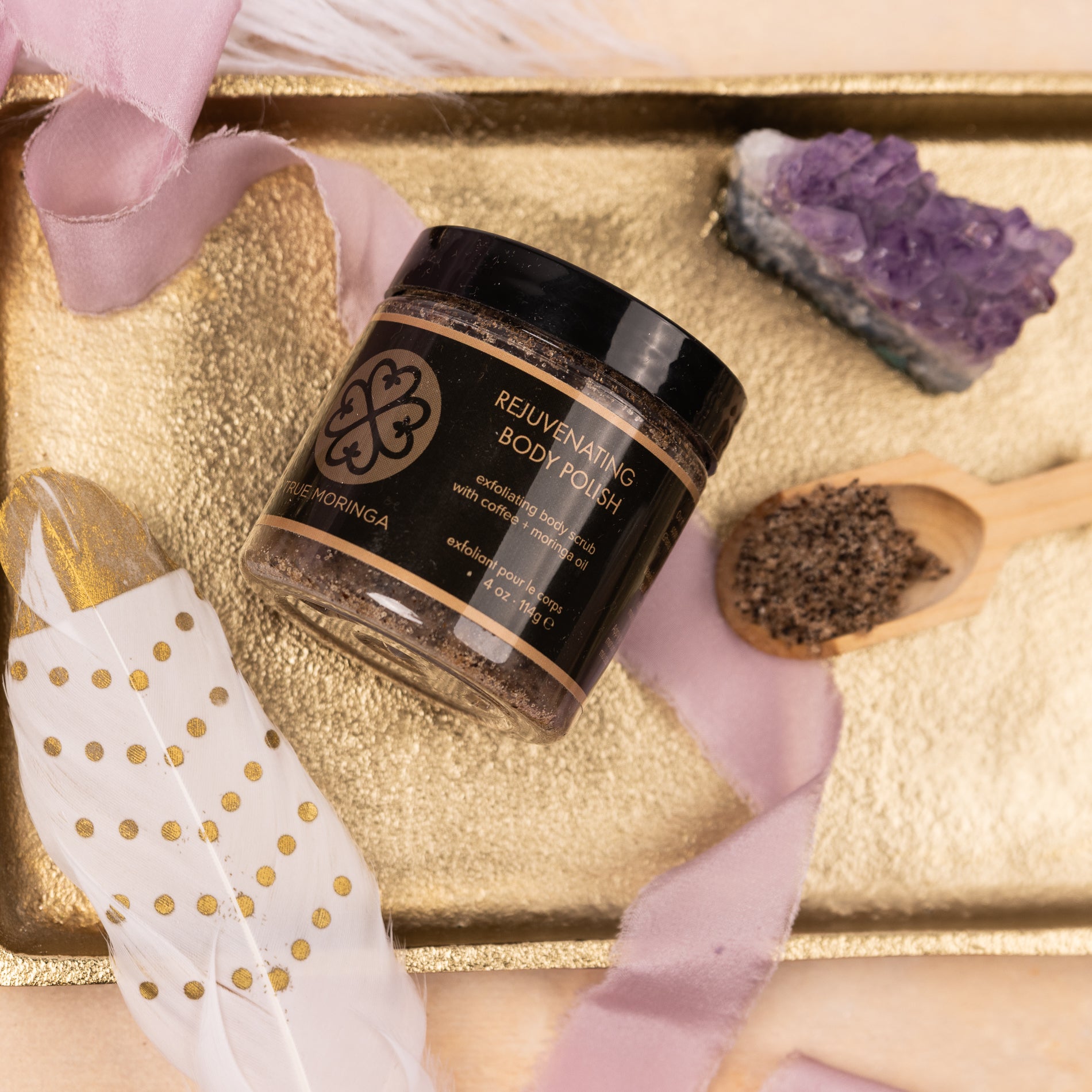 TRUE MORINGA Rejuvenating Body Polish