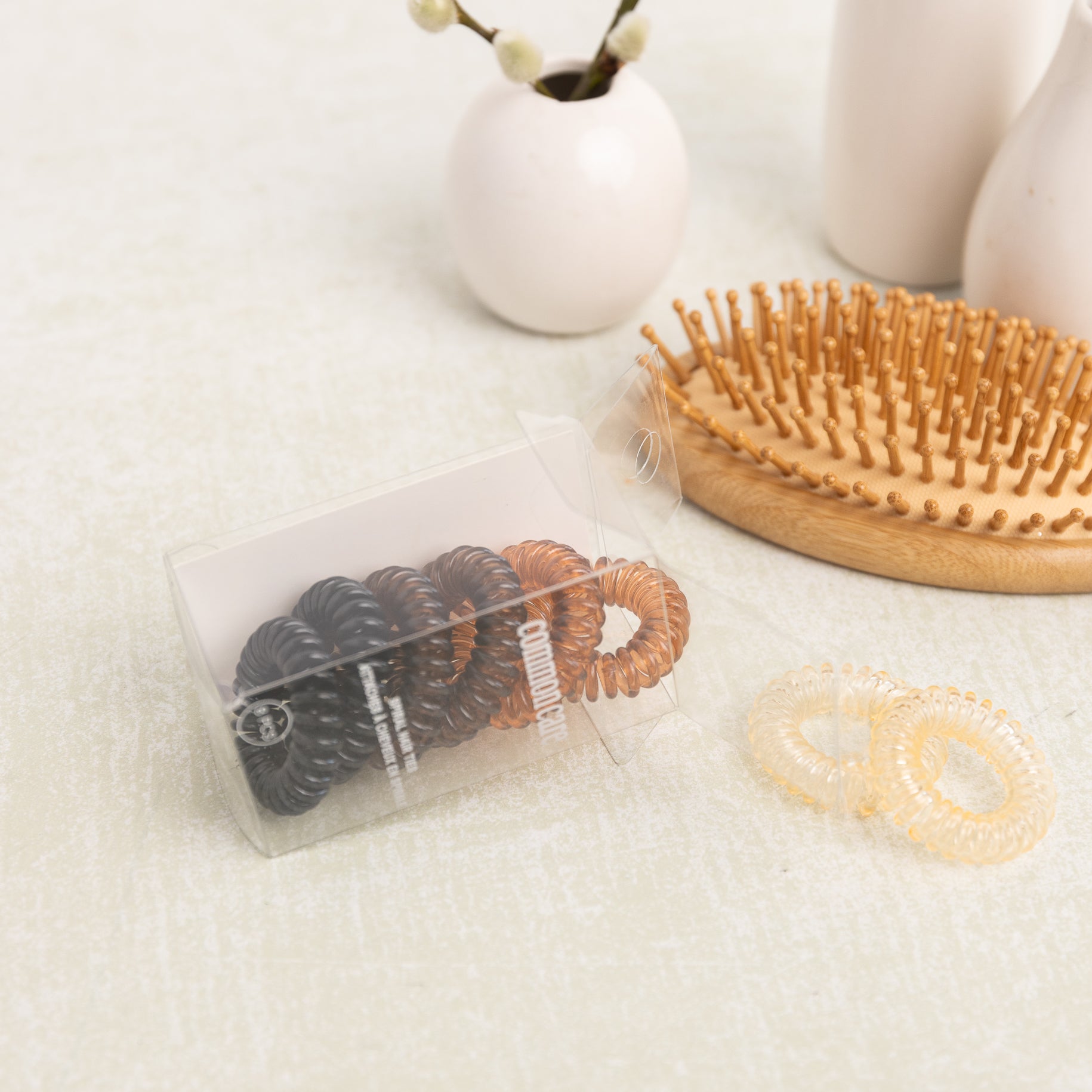 Common Care Hair | 8-Pack Spiral Hair Ties