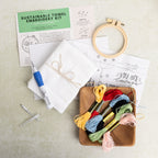 Sustainable Towel Embroidery Kit