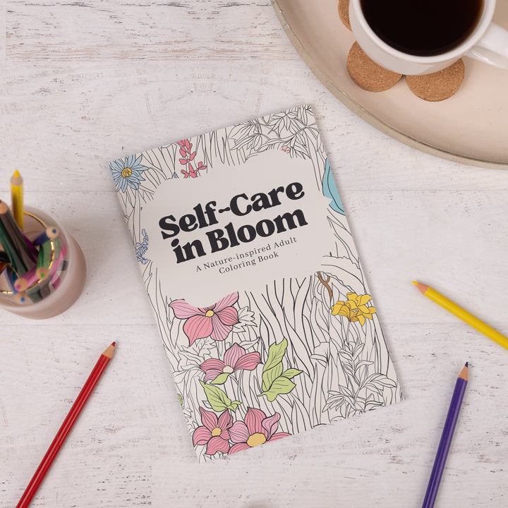 THERABOX | Self Care in Bloom: A Nature-Inspired Adult Coloring Book