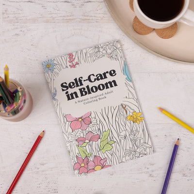 THERABOX | Self Care in Bloom: A Nature-Inspired Adult Coloring Book 