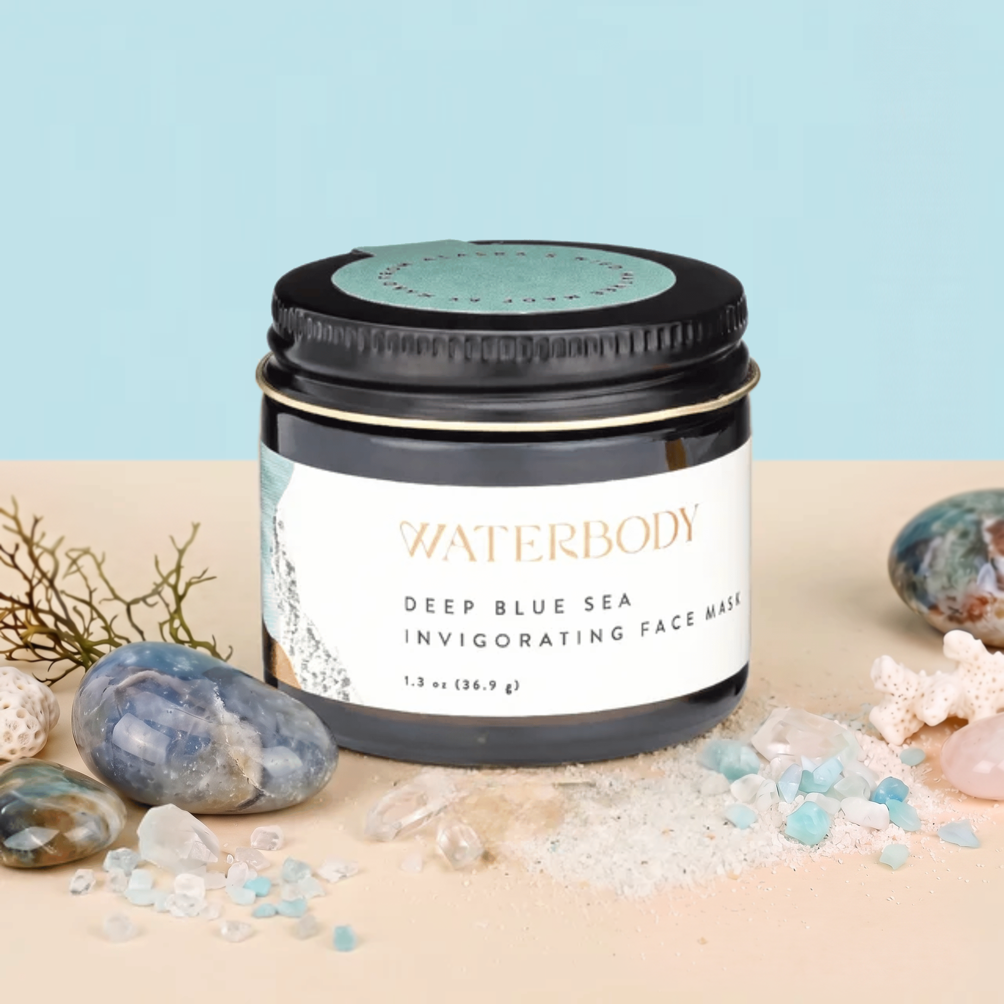 WATERBODY Deep Blue Sea Invigorating Face Mask