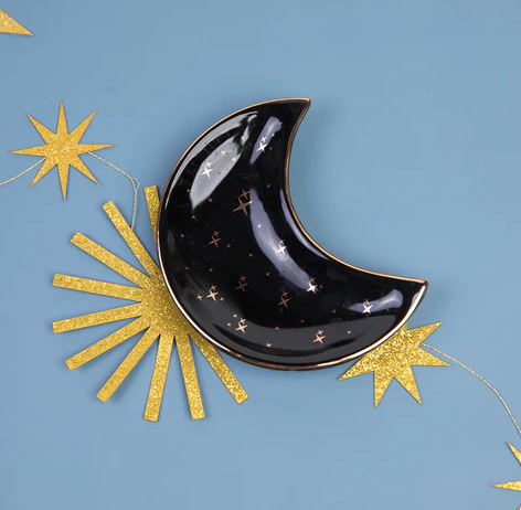 AYNIL | “Celeste” Half Moon Jewelry Dish