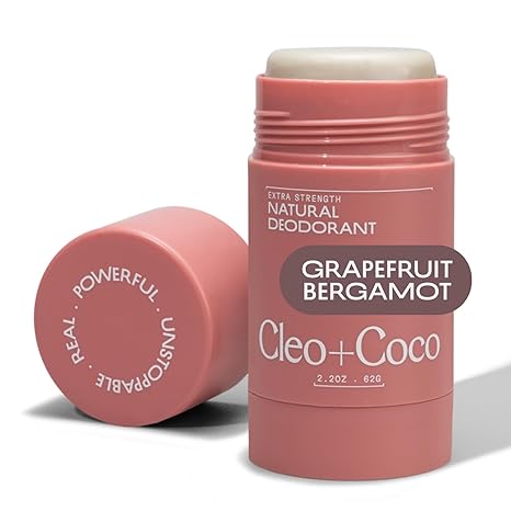 Cleo & Coco | Charcoal Deodorant (Grapefruit Bergamot)