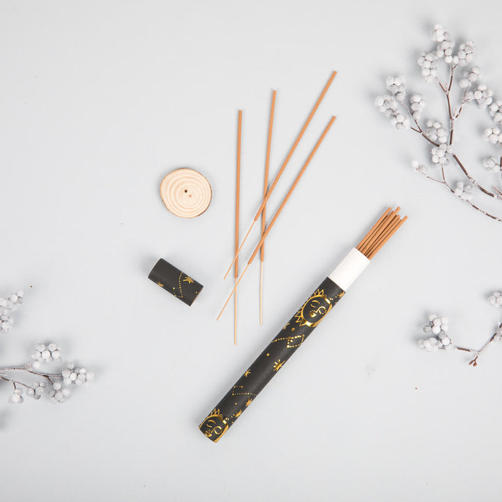 Natural Incense + Holder Set