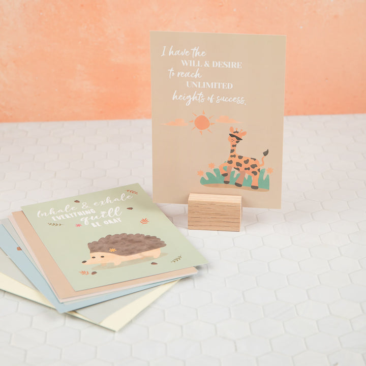 This set of paw-sitive affirmation cards will rid you of negative thoughts and help change your mindset so you can find strength and peace, especially on the lowest of days.