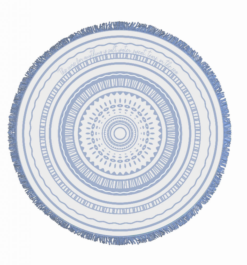 Earth Stripped | Beach Blanket