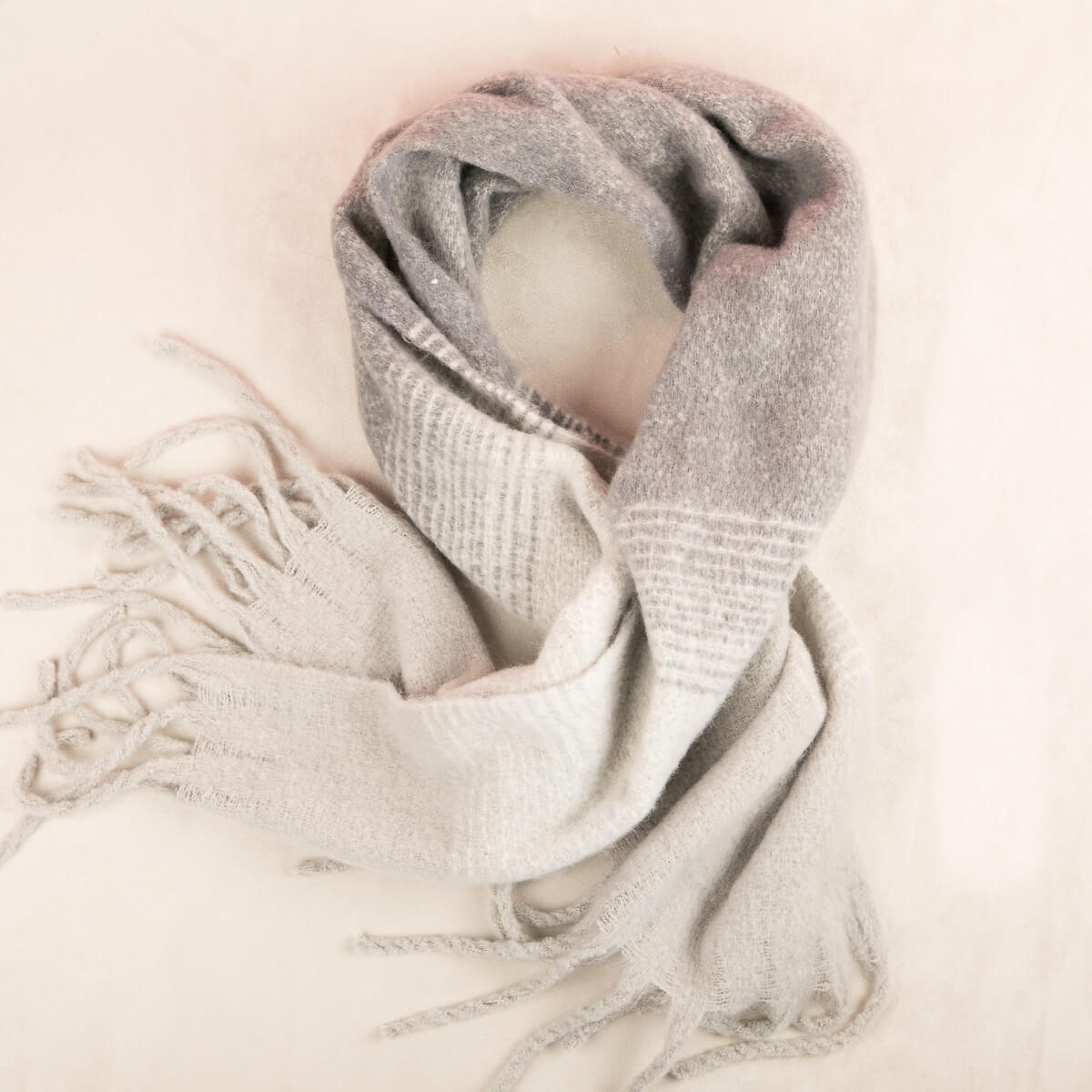 Ombre Fringe Scarf – TheraBox - Self Care Subscription Box