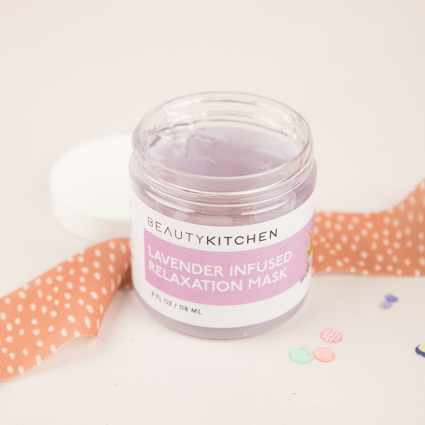 Lavender infused relaxation mask.